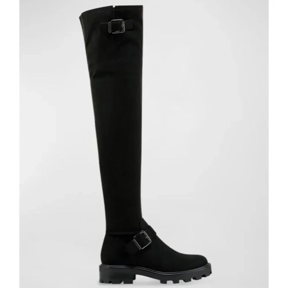 Marc Fisher Ganven Lug Sole Over the Knee Boot Size 6 New